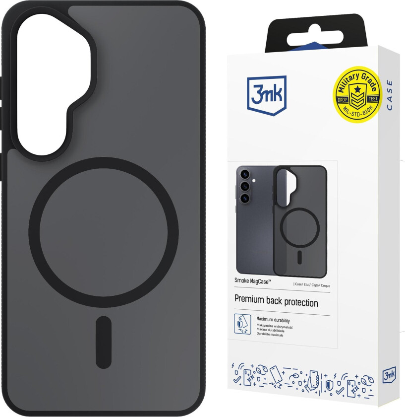 3mk Smoke MagCase til Samsung Galaxy S26 – Grå