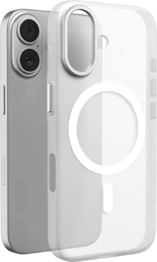 Lightfeel iPhone 17-etui, kompatibelt med MagSafe – gjennomsiktig og hvitt