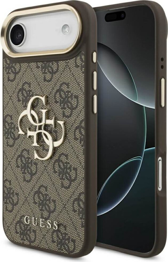 4G Big 4G Classic Logo-etui til iPhone Air – brun og gull