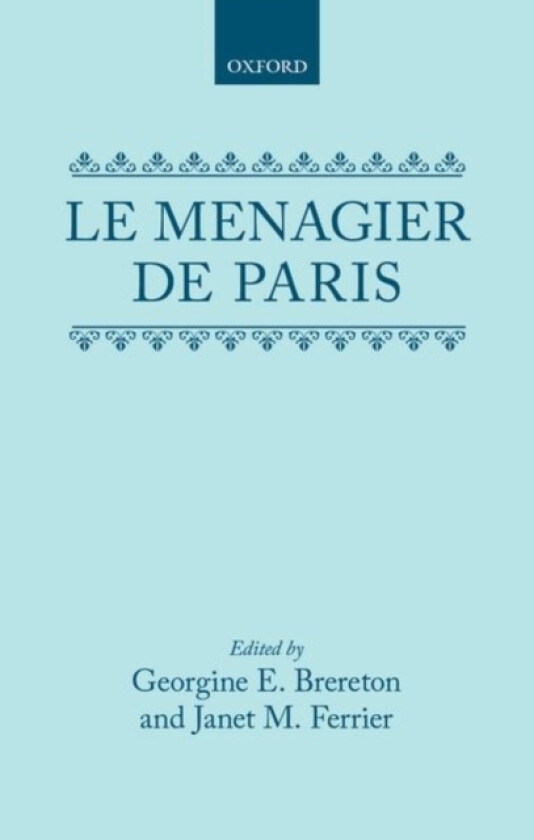 Le Menagier de Paris av Beryl Smalley (Hardcover)