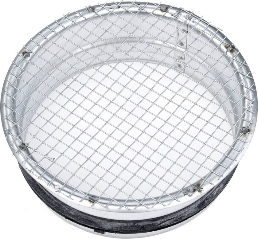 Nippel m/gitter - Ø125 mm