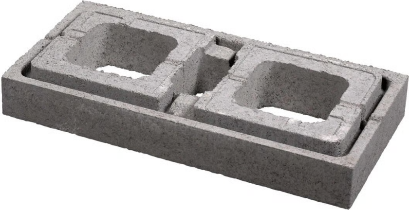 Modul Mur Helstein Grå