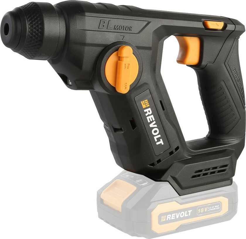 Bilde av REVOLT IMPACT 18V BORHAMMER BØRSTELØS