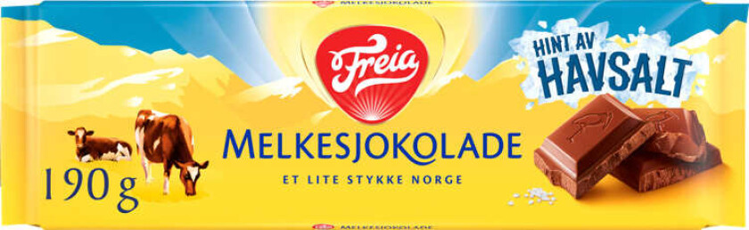 Freia Melkesjokolade med Havsalt 200g