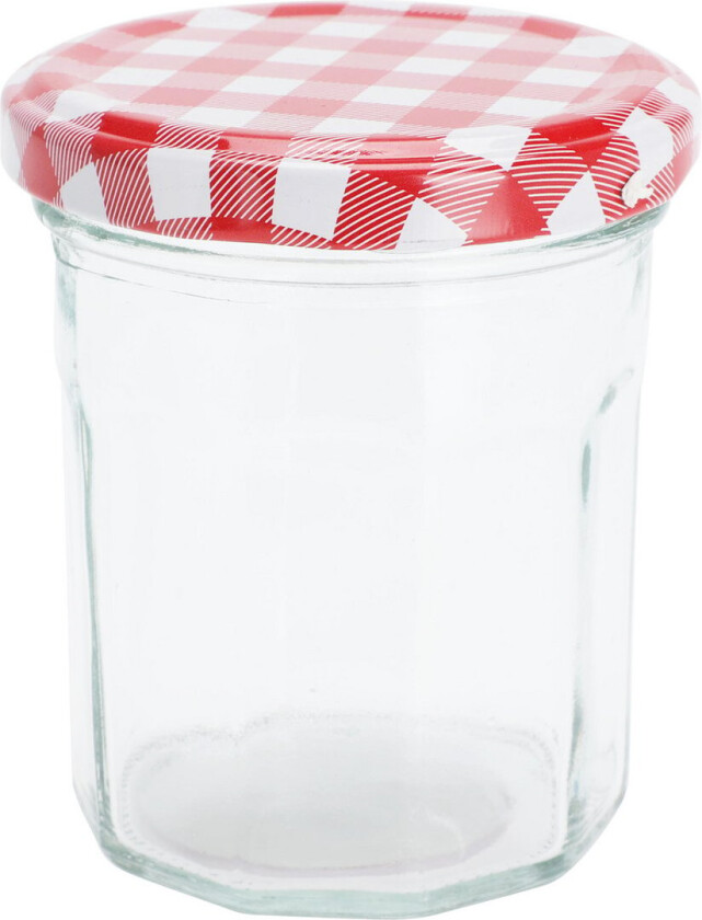 GLASSKRUKKE MED METALLOKK 190ML