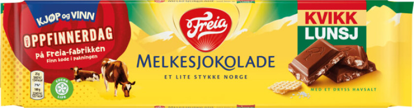 Melkesjokolade Kvikk Lunsj 200g