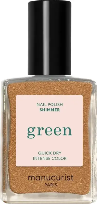 Green Nail Polish 15 ml - Shimmer