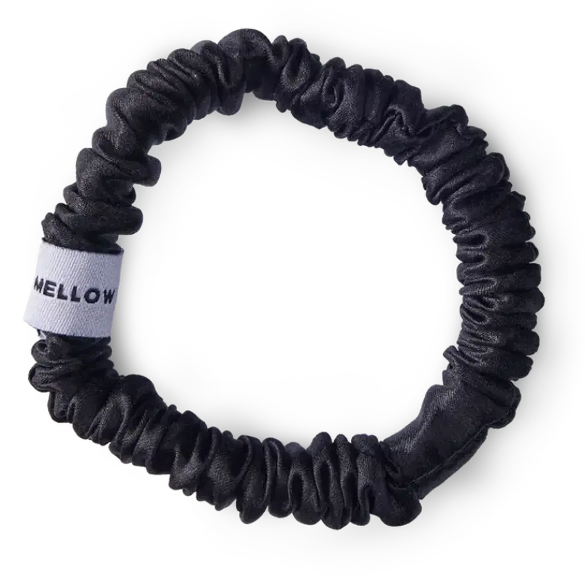 Silk Scrunchie - Black