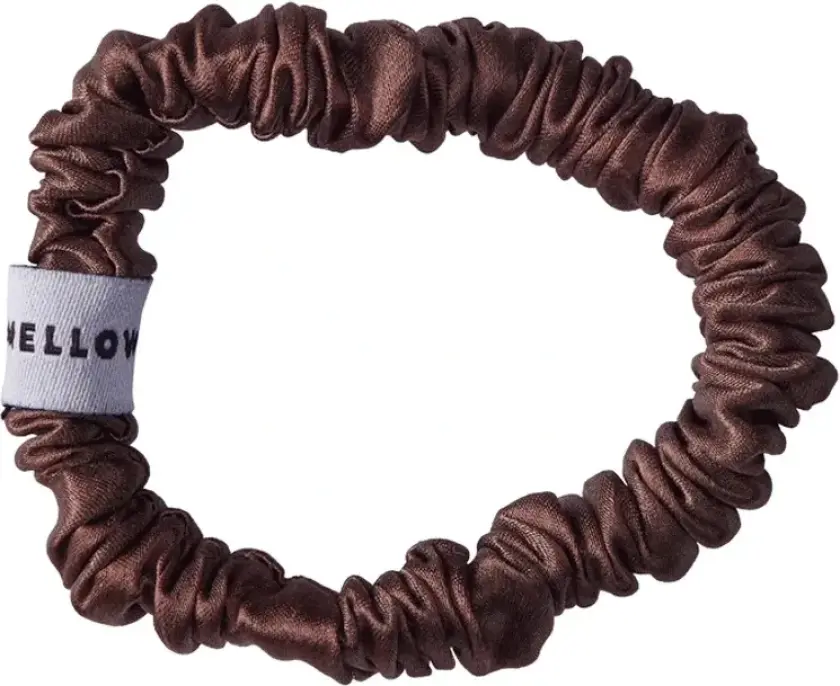 Silk Scrunchie - Brown