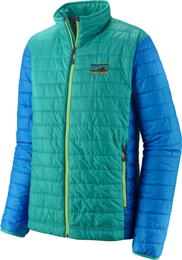 Nano Puff Jacket Herre Subtidal Blue M