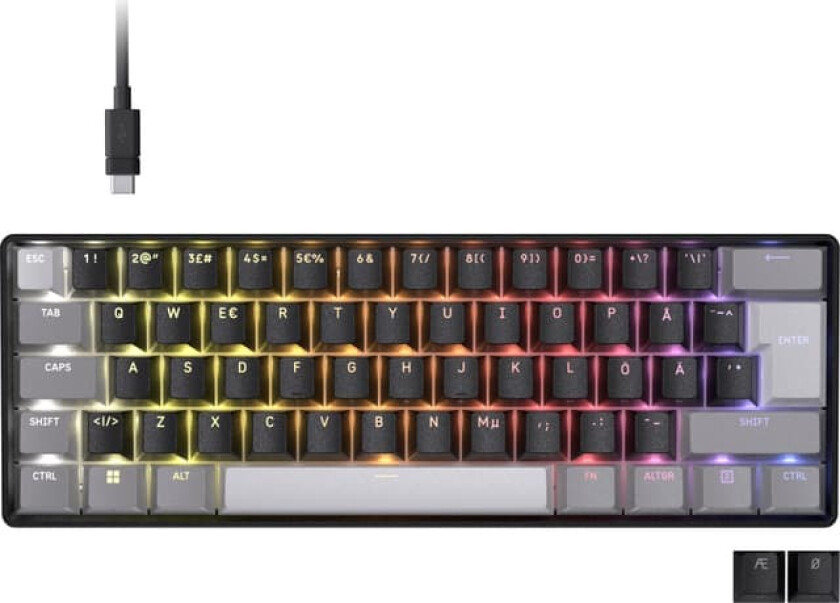 Clipper Pro Mini 60 gaming-tastatur (sort)