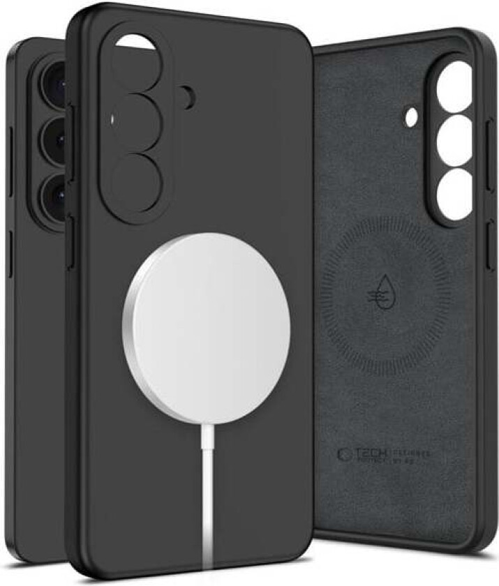 Silicone MagSafe Case for Samsung Galaxy S26 - Black