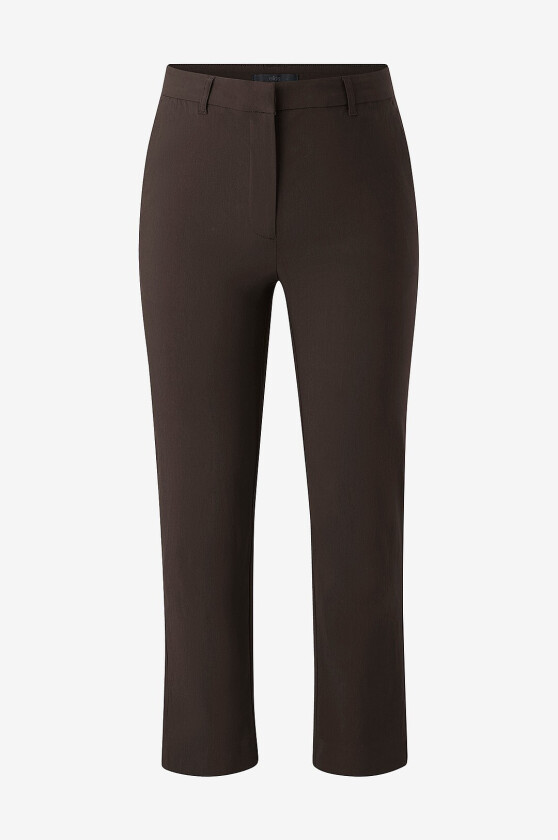 Rett bukse med stretch - Brun