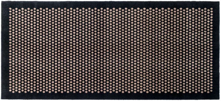 tica copenhagen Dots entréteppe Black-sand, 90 x 200 cm