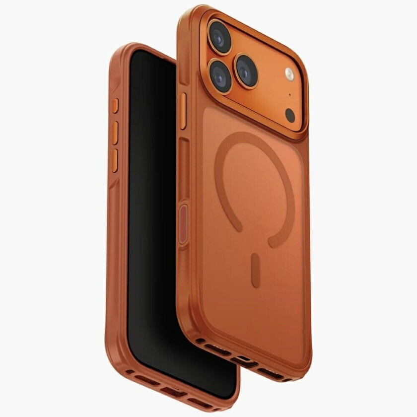 Uniq Veren Magclick-ladetui til iPhone 17 Pro Max – oransje