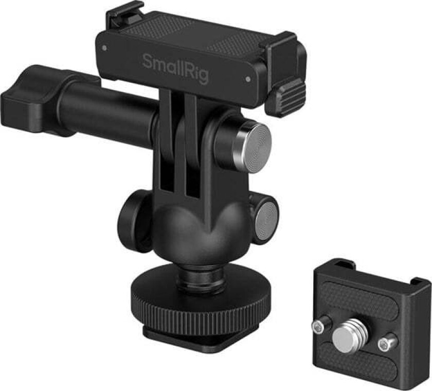 6396 QR Adapter Support with Cold Shoe Mount and Ball Head for DJI Osmo Action 6 / Nano