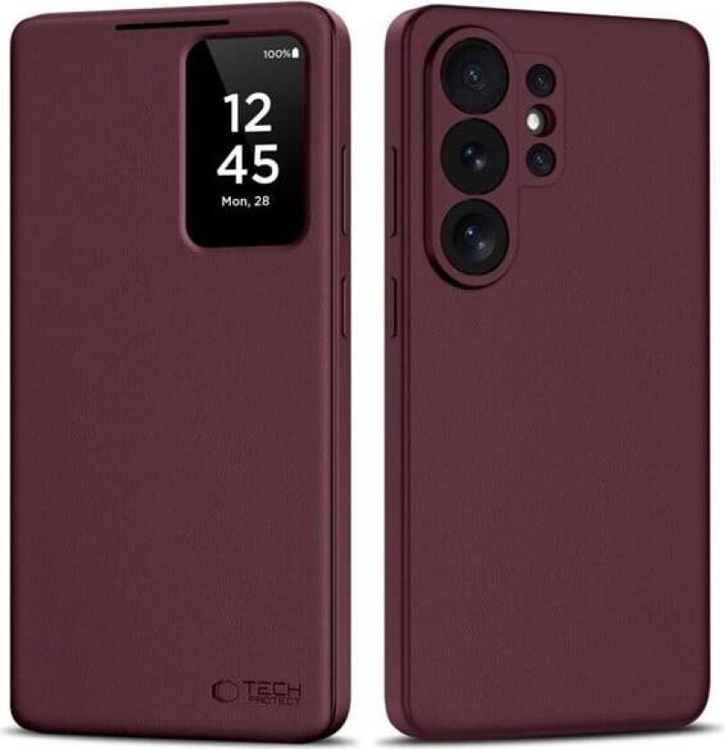 Smart Wallet Case for Samsung Galaxy S26 Ultra - Burgundy
