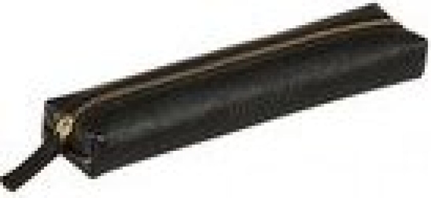 Flying Spirit Læderpenalhus slim sort 19x4x2,5cm