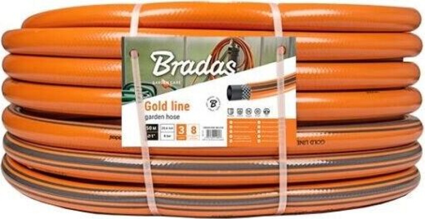 BRADAS Hageslange GOLD LINE 3/4" - 50m