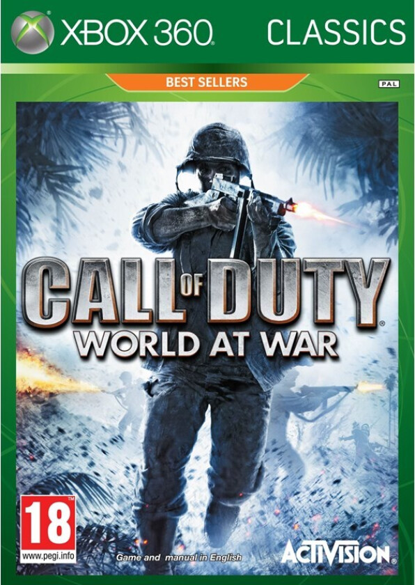 Call of Duty: World at War - Classics - Microsoft Xbox 360 - FPS