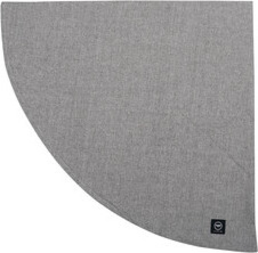 Duk rund ensfarget chambray Hedvig