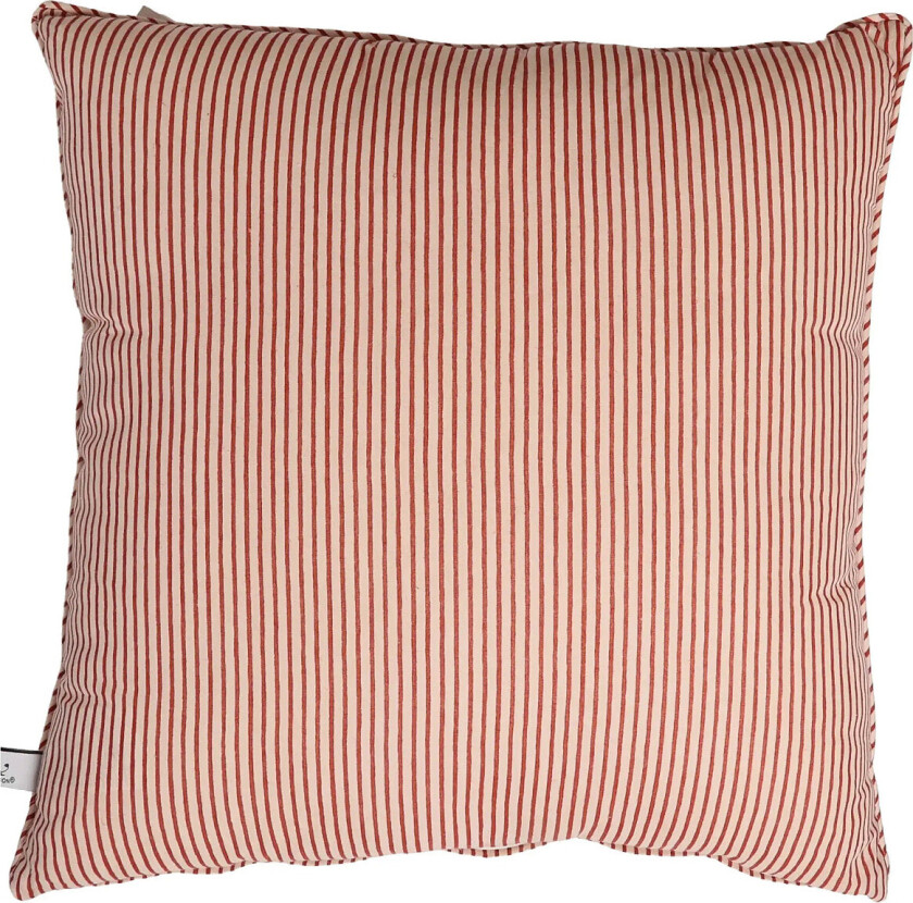 Pude M/Fyld - Red - 50X50CM