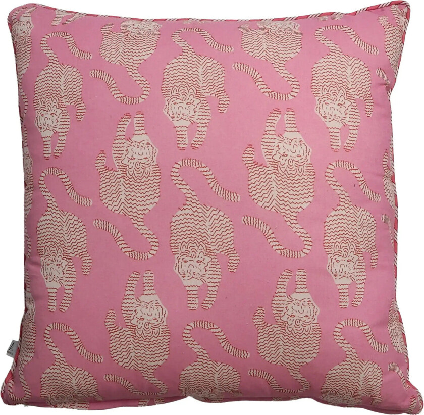 Pude M/Fyld - Pink - 50X50CM