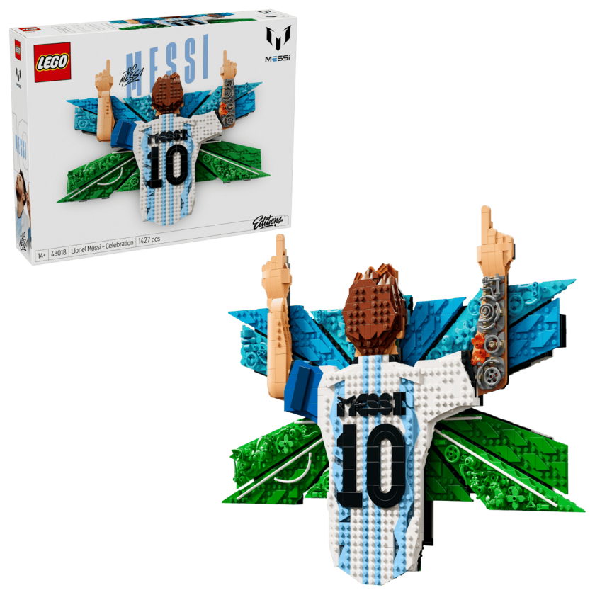 Editions Football Lionel Messi feirer seieren 43018