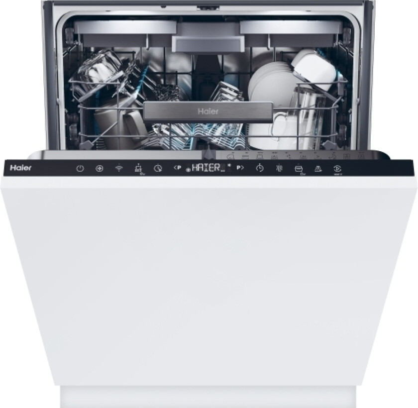 Washlens Plus XI 6B0S3FSB, Fullstendig innebygget, Full størrelse (60 cm), Hvit, Berøringskontroll, LED, Øvre
