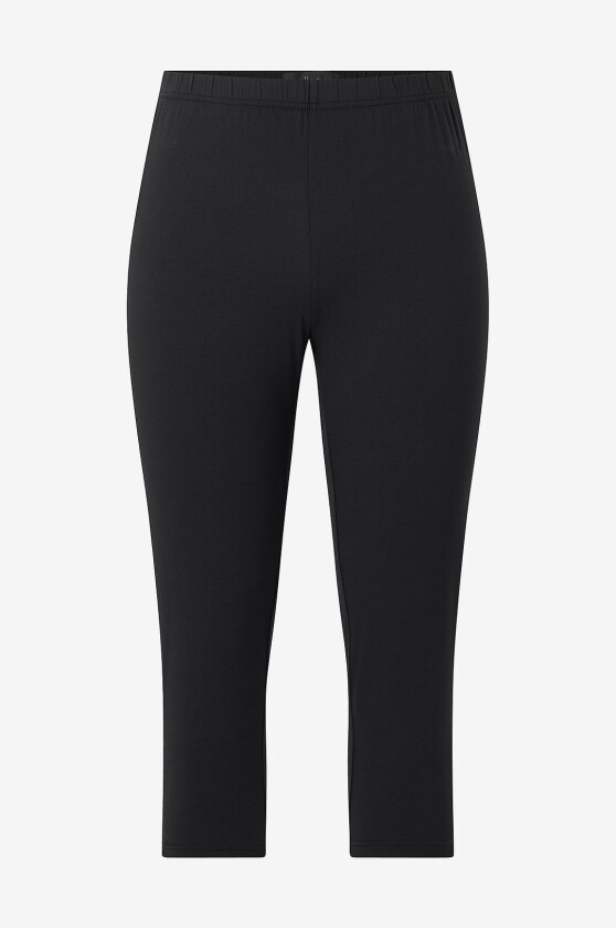 Leggings med en caprilengde - Svart