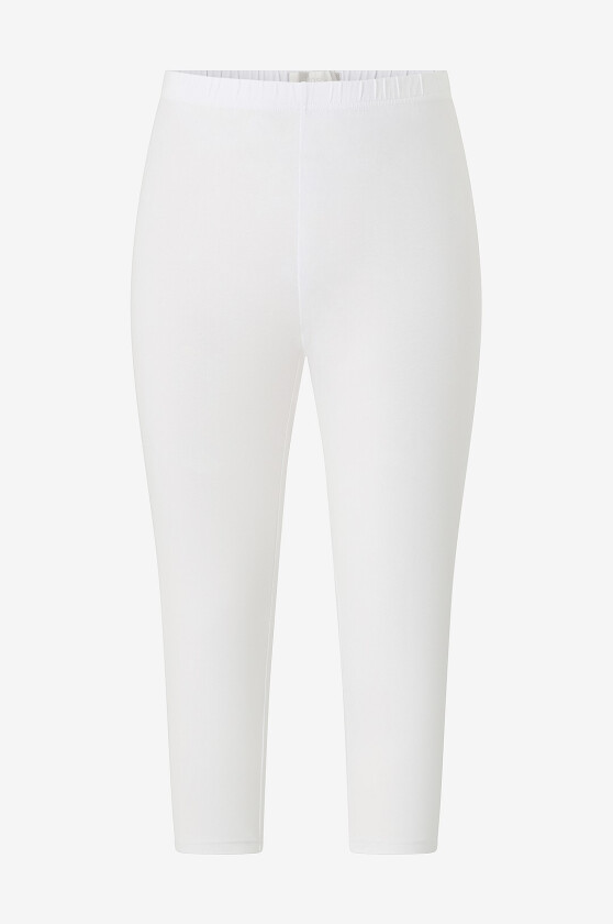 Leggings med en caprilengde - Hvit