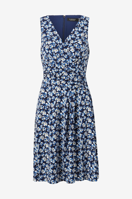 Kjole Str Matte Jersey Dress - Blå
