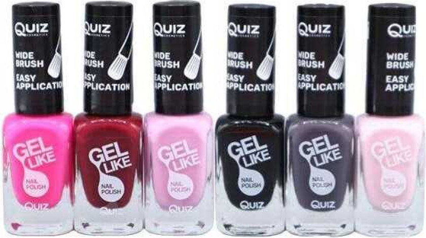 6st nagellack, nail polish - Set  -