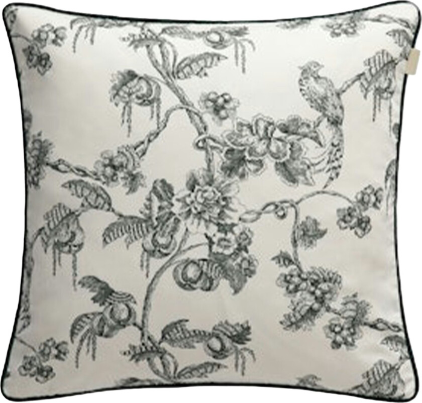 Sateen Tree Print Cushion 50x50 Cm Green - Pynteputer & Trekk Bomull Grønn - 853105101-374