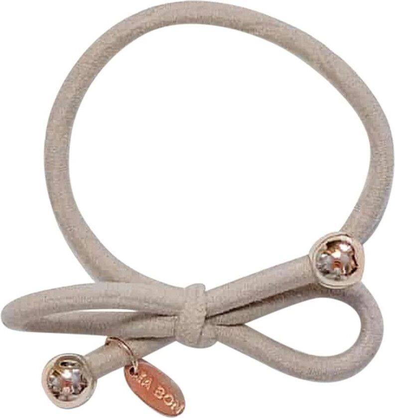 Hair Tie Gold Bead,   Hårstrikker