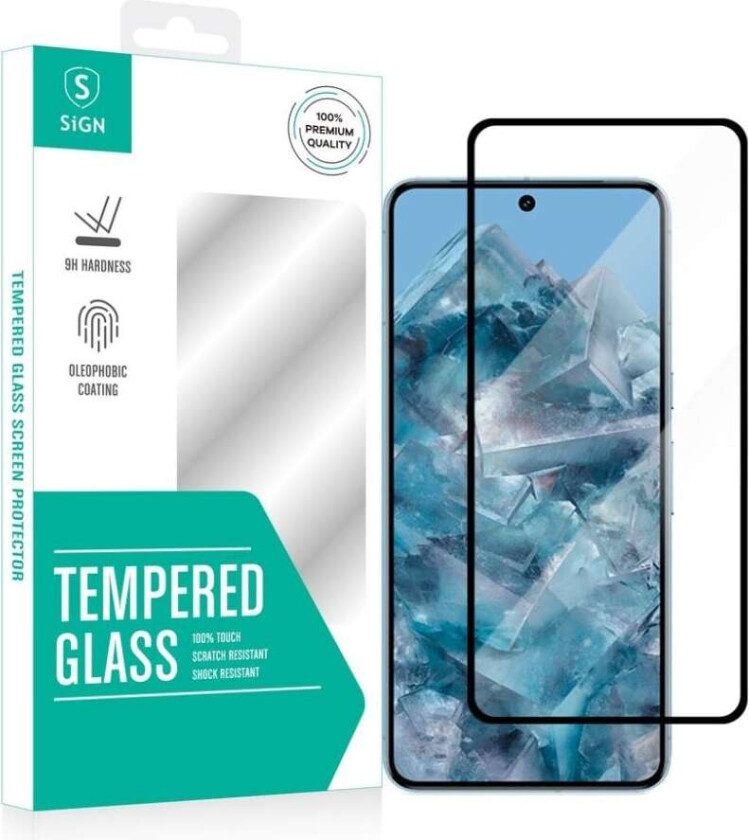 SiGN 3D skjermbeskytter i herdet glass for Google Pixel 8 Pro