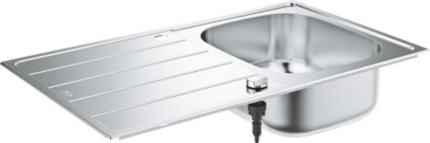 K200 kjøkkenvask, 86x50 cm, rustfritt stål