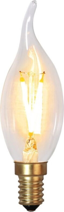 Decoration Mignon E14 Svanehals LED 0,5W 2100K 30lm Soft Glow, Klar