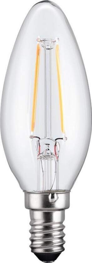 LED Filament 2.8W Mignon klar E14 2700k