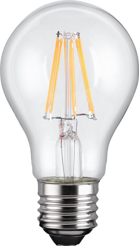 lyspære LED Filament klar 7W E27 2700k
