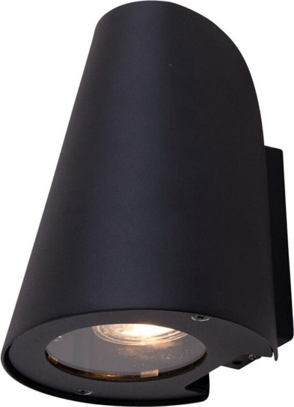 Sandnes utelampe vegg IP44 Sort Inklusive GU10 Led Lyskile