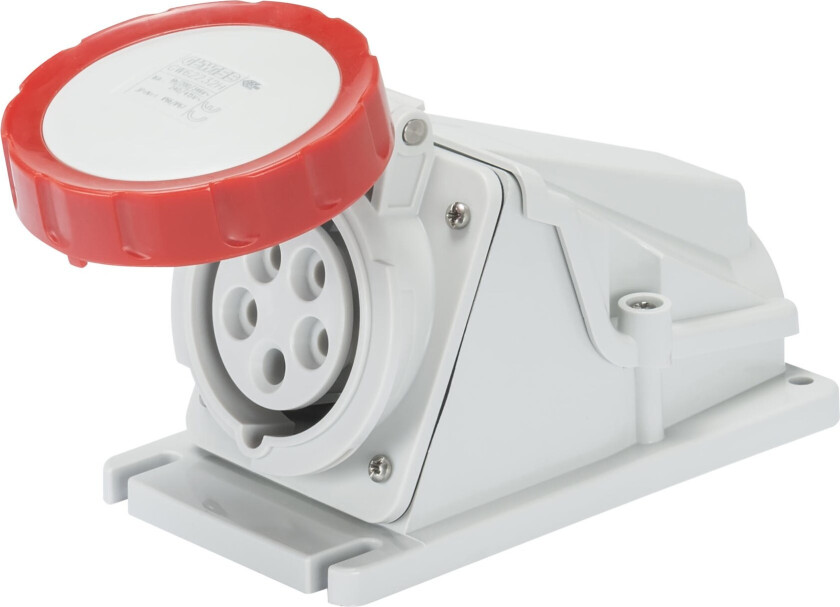 Stikk på vegg 3P+N+J 32a 400V IP67 GW62516