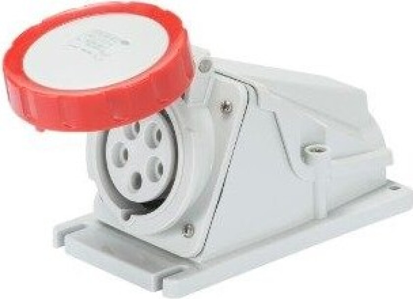 Gewiss Stikk påvegg 32A, 3P+J, 400V IP67 - GW62515