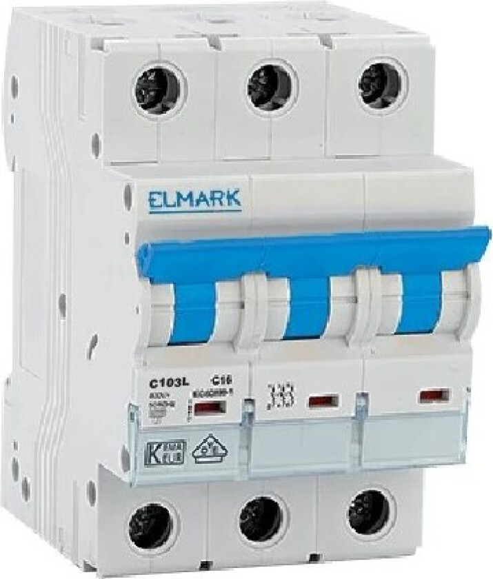 Automatsikring MCB 32A 3P C-kar