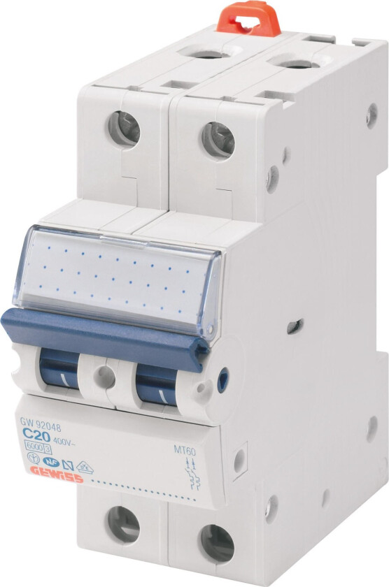 Elementautomat MT C 63A 2P 10kA GW92653
