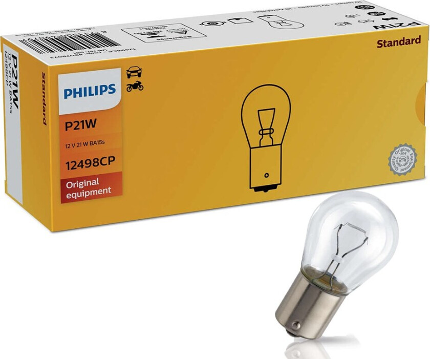 PHILLIPS 12V P21W BA15s