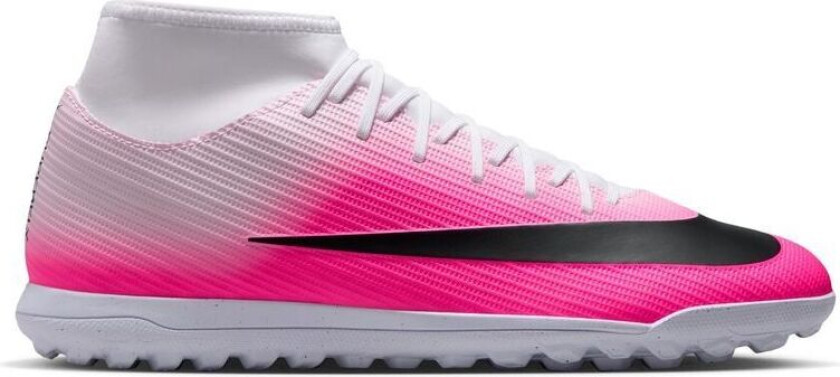 Mercurial Superfly 11 Club Tf Breakout - Rosa/hvit/svart - Turf (Tf), størrelse 44½