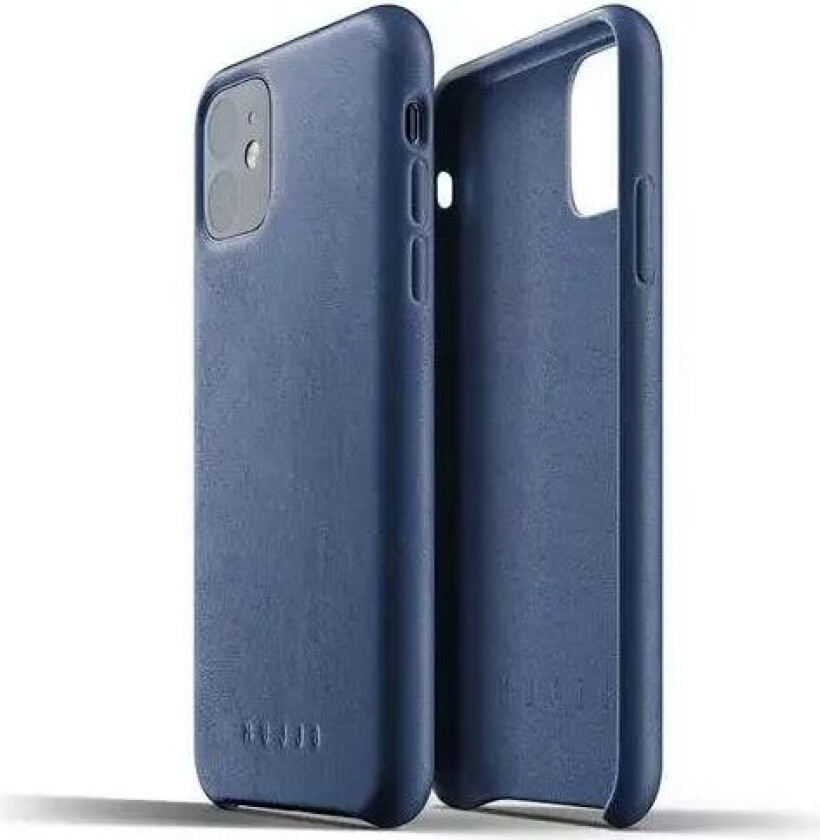 iPhone 11 Pro Leather Case Blå