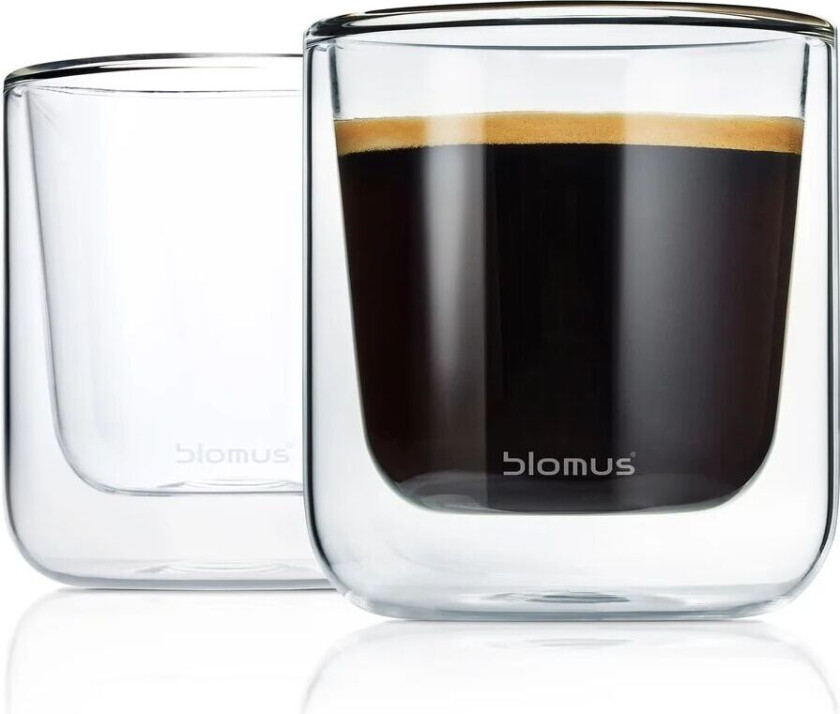 Nero isolerande kaffeglass 2-stk. Klar