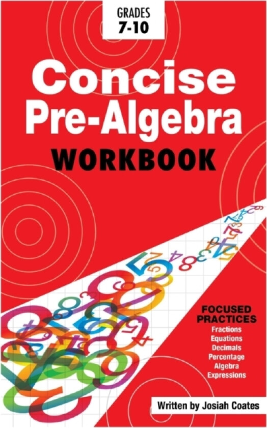 Concise Pre Algebra av Josiah Coates (Paperback)